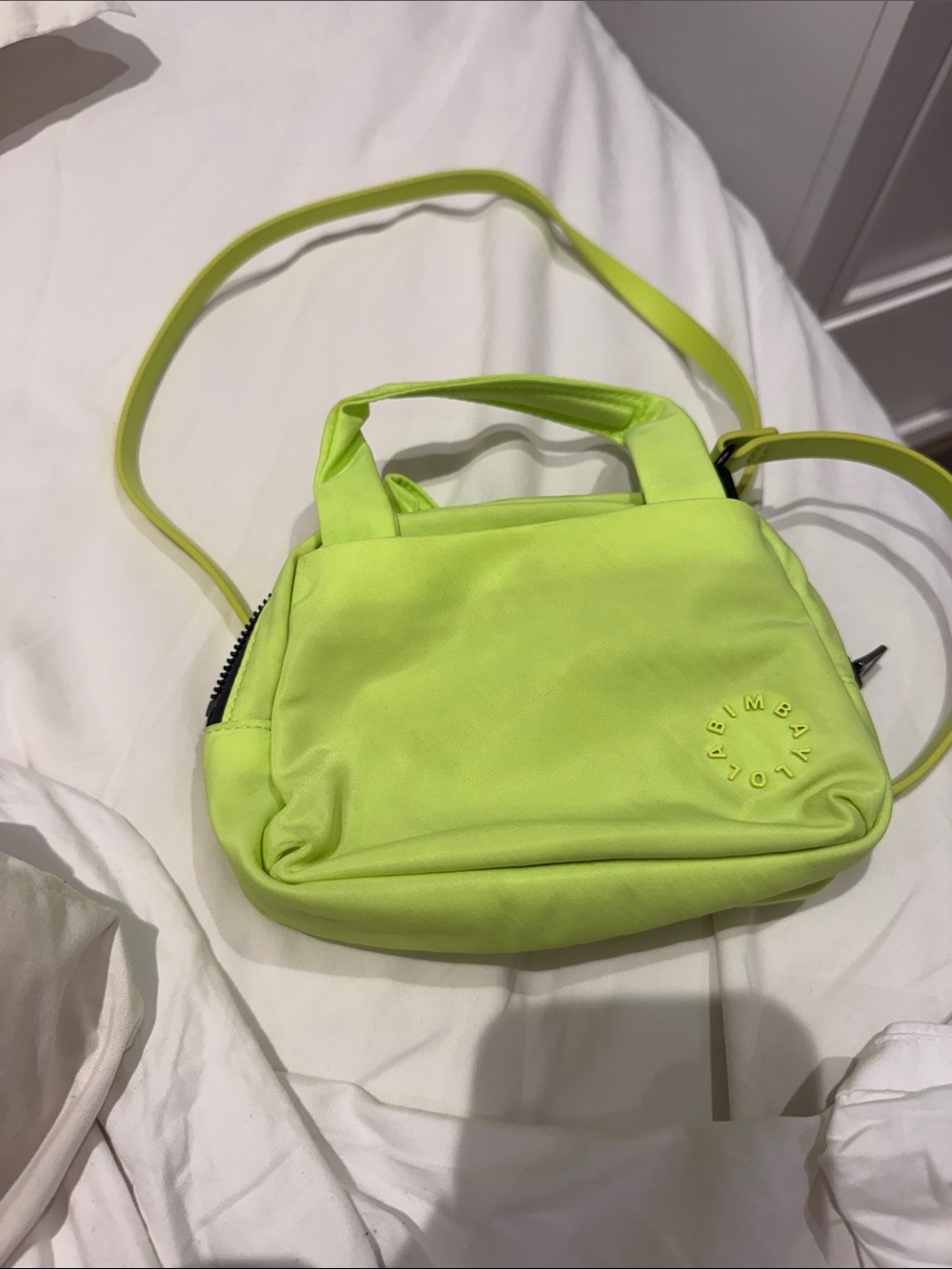 Lime Green Mini Crossbody Bag by Bimba y Lola 2022 edition (discontinued)